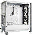 Caixa E-ATX Corsair iCUE 4000X RGB Branco Vidro Temperado image number null