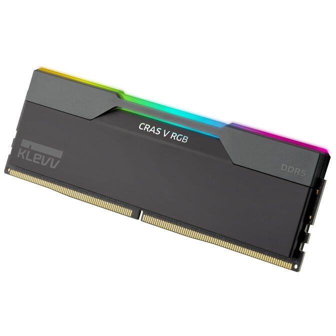 KLEVV Kit 32GB (2 x 16GB) DDR5 CRAS V 6000MHz CL28 RGB Obsidian Black (Intel XMP/AMD Expo) image number 8