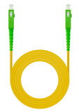 Cabo de Fibra &Oacute;ptica Nanocable SC/APC-SC/APC Monomodo Simplex LSZH 15 M Amarelo image number null