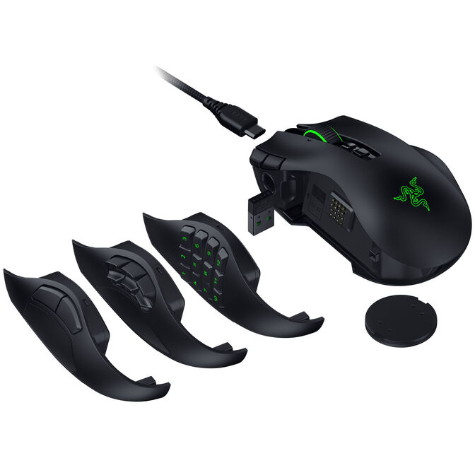 Rato Razer Naga V3 Pro 50000DPI Wireless/Bluetooth Preto image number 1