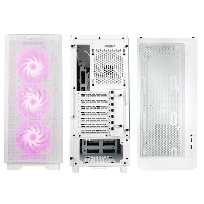 Caixa ATX Kolink Unity Solar ARGB Mesh Branco image number 2