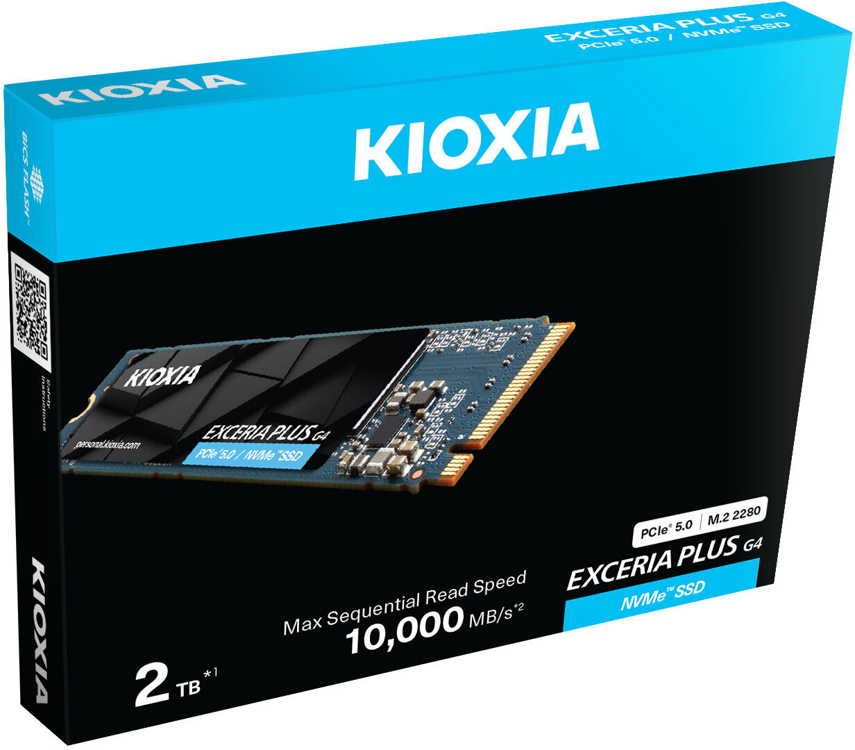 SSD Kioxia Exceria Plus G4 2TB M.2 NVMe Gen 5 PCIe 5.0 (8200