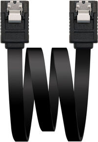 Cabo SATA III Nanocable 50 CM Preto