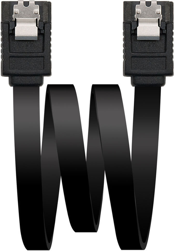 Cabo SATA III Nanocable 50 CM Preto image number 0