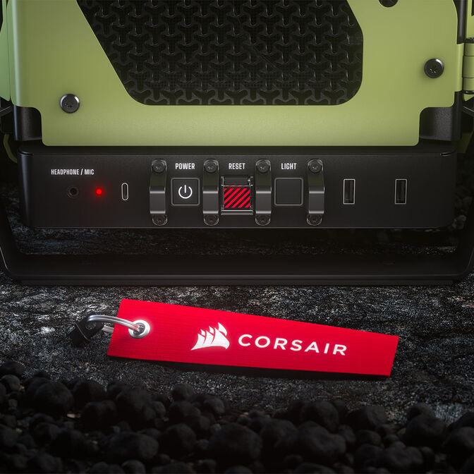Caixa E-ATX Corsair WARTHOG Perfomance Verde Militar Vidro Temperado image number 25