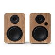 Colunas Hi-Fi Vulkkano A4 ARC MKII 40W Bluetooth HDMI ARC Castanhas image number null