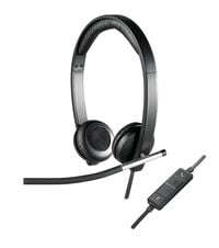 Headset Logitech H650e Stereo USB Preto