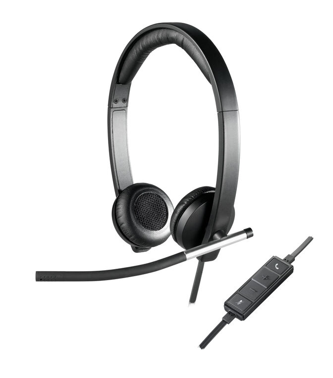 Headset Logitech H650e Stereo USB Preto image number 0