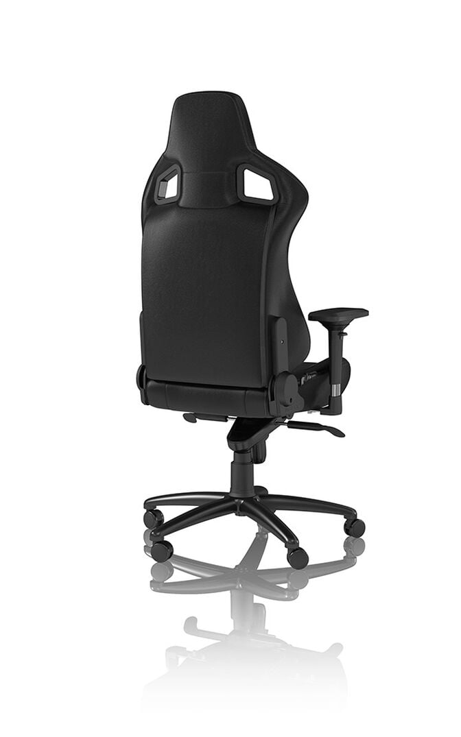 Cadeira noblechairs EPIC Real Leather - Preto image number 1