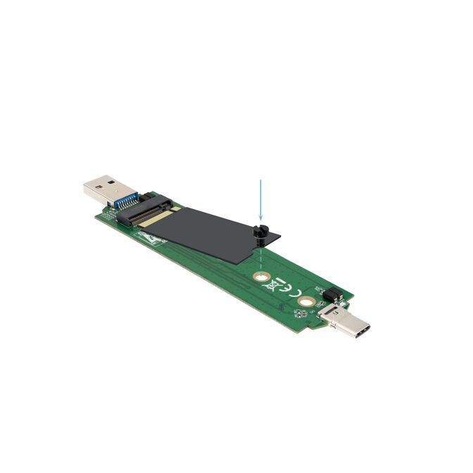 Caixa SSD Tooq TQE-2240B M.2 NGFF/NVMe USB3.2 Gen 2 USB-C+USB-A image number 4