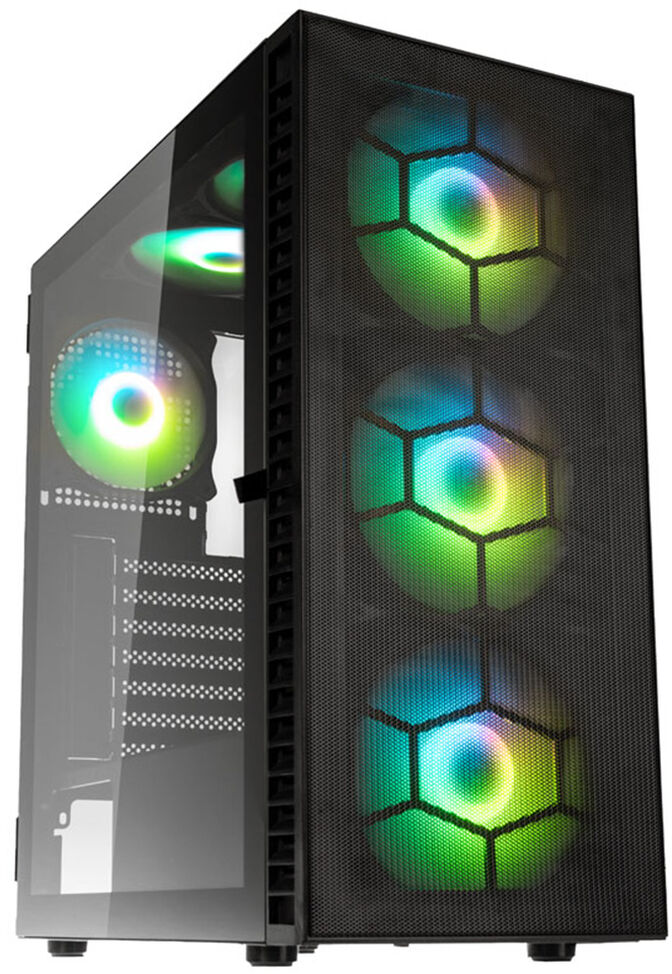 Caixa ATX Kolink Observatory HF Plus Mesh ARGB Preto image number 0