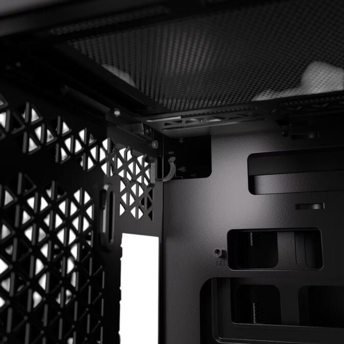 Caixa Micro-ATX Corsair 2500D Airflow Preta Vidro Temperado image number 4