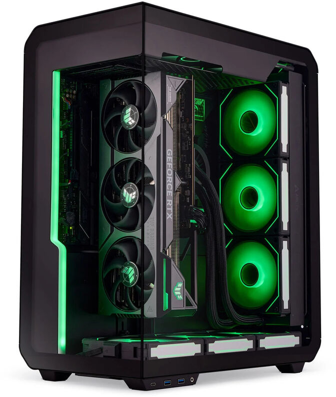 Caixa ATX Ssupd Xhuttle Preto Vidro Temperado image number 5