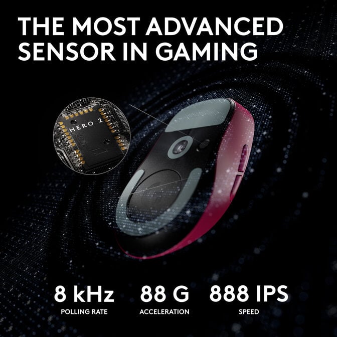 Rato Logitech G PRO X Superlight 2 44000DPI Lightspeed Wireless Rosa image number 3