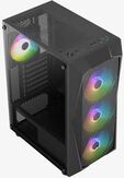 Caixa ATX Aerocool Falcon ARGB Vidro Temperado Preto image number null