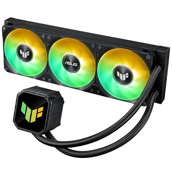 Water Cooler CPU ASUS TUF Gaming LC III 360mm ARGB Preto image number 1