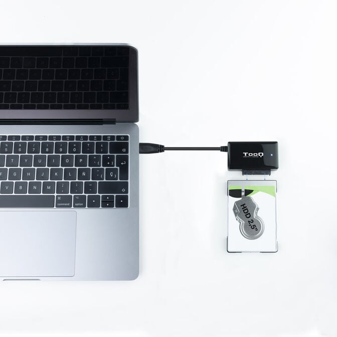 Adaptador Tooq USB 3.0 USB-C SATA HDD/SSD 2.5" / 3.5" image number 4