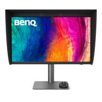 Monitor BenQ Creative Pro 27" PD2770U 4K UHD 60Hz HDR400 IPS USB-C HDMI DisplayPort KVM Flicker-Free Low Blue Light