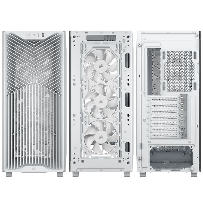 Caixa ATX Corsair 3200D RS Perfomance Branca Vidro Temperado image number 2