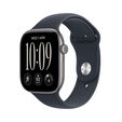 Smartwatch Apple Watch Series 12 GPS 46mm Space Grey Aluminium Case with Navy Blue Sport Band - M/L image number null