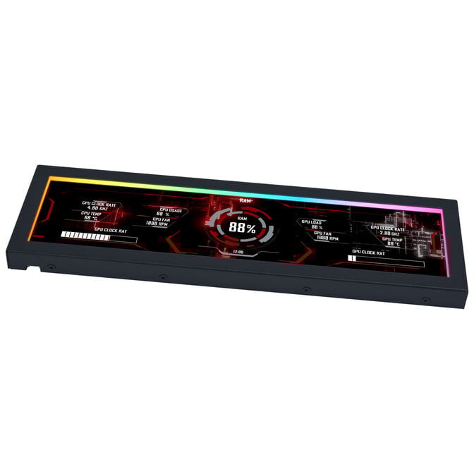 Monitor Port&aacute;til Lian Li 8.8" Preto image number 2