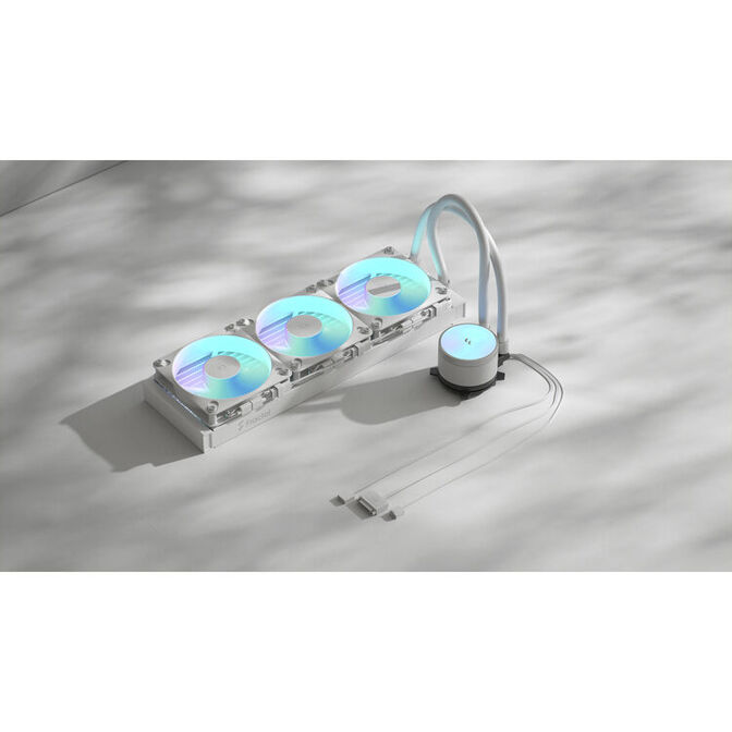Water Cooler CPU Fractal Design Radius 360 RGB Branco image number 6