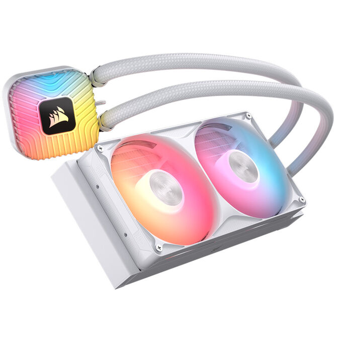 Water Cooler CPU Corsair NAUTILUS II RS ARGB 240mm Branco image number 2