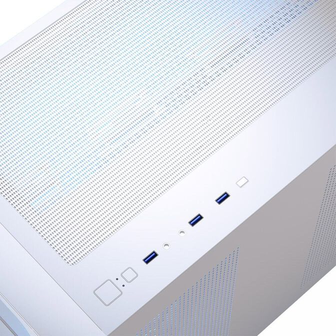 Caixa Micro-ATX Aerocool P300C ARGB Vidro Temperado Branco image number 3