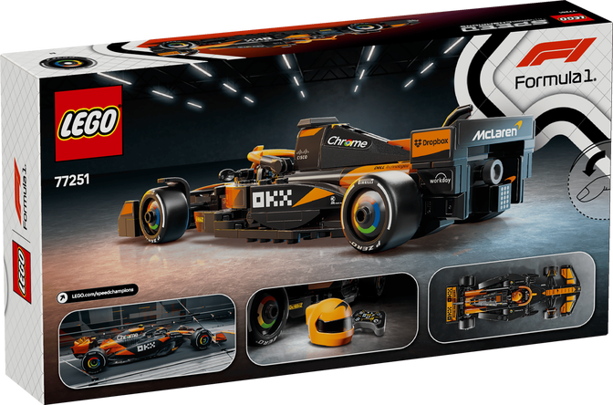 LEGO Speed Champions: Carro de Corrida McLaren F1 Team MCL38, 269 Pe&ccedil;as (77251) image number 1