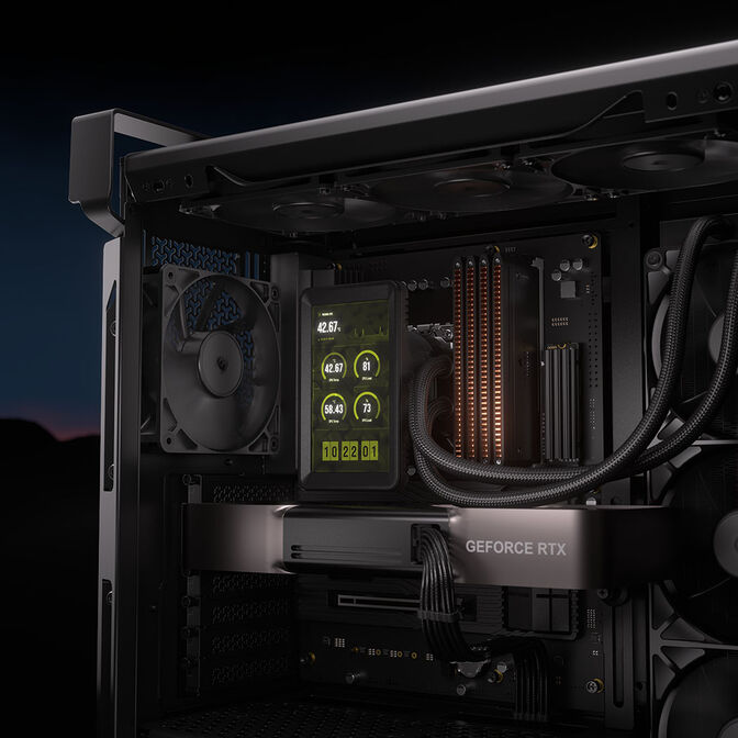 Caixa E-ATX Corsair WARTHOG RS Perfomance Preto Vidro Temperado image number 20
