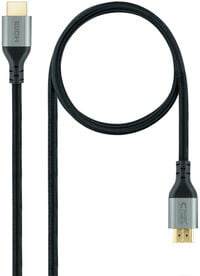 Cabo HDMI V2.1 Ultra High Speed Nanocable A M/M 1 M Preto Certificado ULTRA