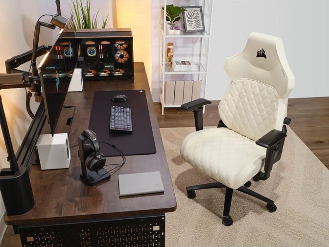 Cadeira Gaming Corsair TC500 LUXE - Frost image number 7