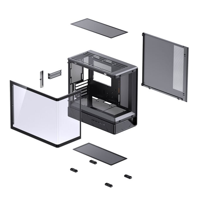 Caixa Micro-ATX Jonsbo D200 Vidro Temperado Preto image number 19