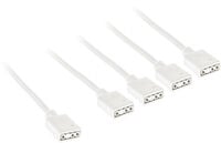 Cabo Splitter Kolink 1-4 ARGB 30cm Branco