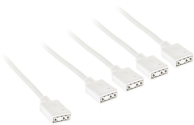 Cabo Splitter Kolink 1-4 ARGB 30cm Branco image number 0