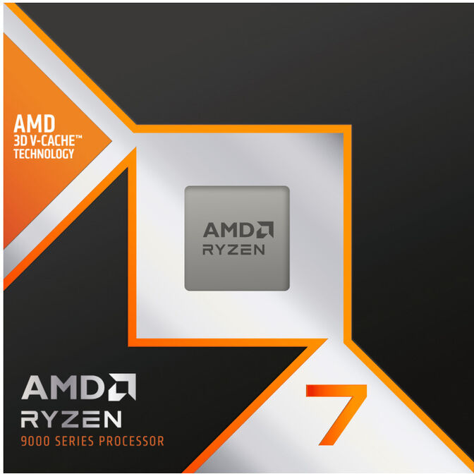 Processador AMD Ryzen 7 9800X3D 8-Core (4.7GHz-5.25GHz) 104MB AM5 image number 1