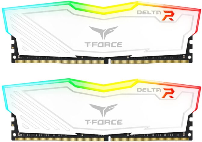 Team Group Kit 32GB (2 x 16GB) DDR4 3600MHz Delta RGB Branco CL18 image number 0
