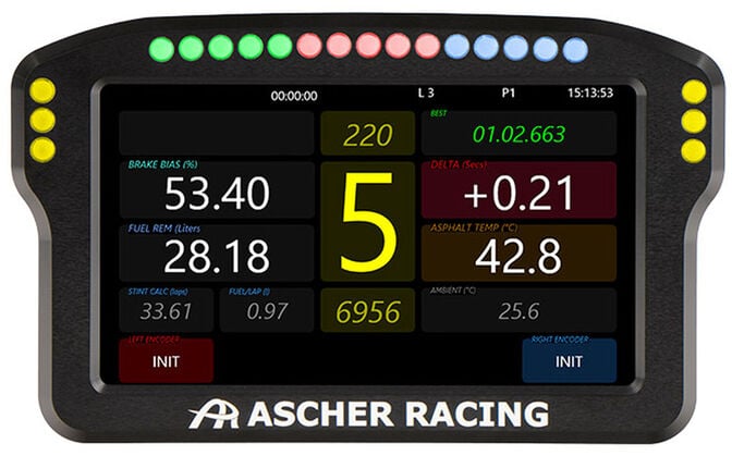 Dashboard 5" Ascher Racing image number 0