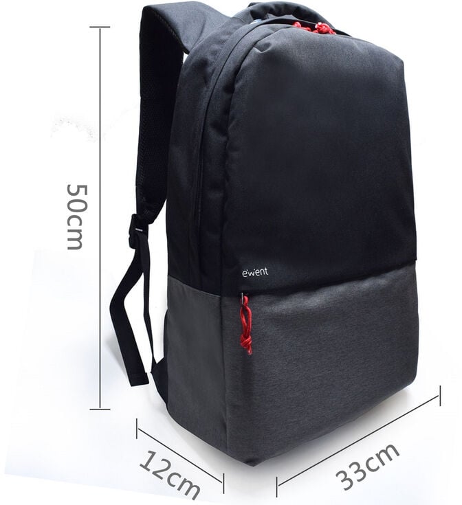 Mochila Ewent EW2529 Urban Notebook Backpack 17.3" Preta c/ Outlet USB image number 4