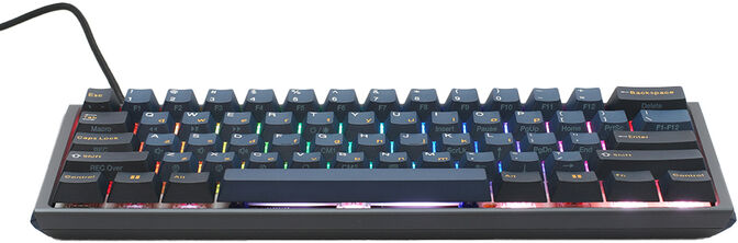 Teclado Mec&acirc;nico Ducky ONE 3 Pro Nazca Line 60% RGB 8K Polling Rate MX2A-Speed Silver (PT) image number 3