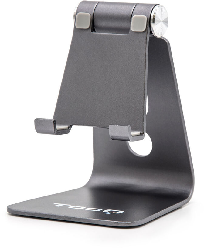 Suporte de Mesa Tooq Ajust&aacute;vel para Smartphone/Tablet Prateado image number 0