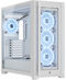 Caixa ATX Corsair iCUE 5000X Airflow RGB Smart Branco Vidro Temperado