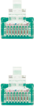 Cabo de Rede Nanocable RJ45 UTP CAT.5E AWG24 0.5 M Verde image number null