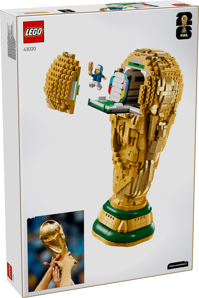 LEGO Editions: Trof&eacute;u Oficial do Campeonato do Mundo da FIFA, 2842 Pe&ccedil;as (43020) image number 1