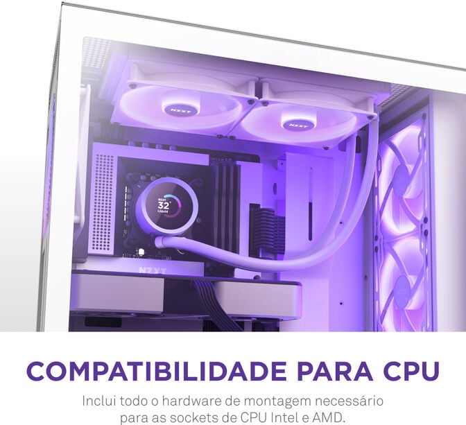 Water Cooler CPU NZXT Kraken 280 RGB Branco image number 10