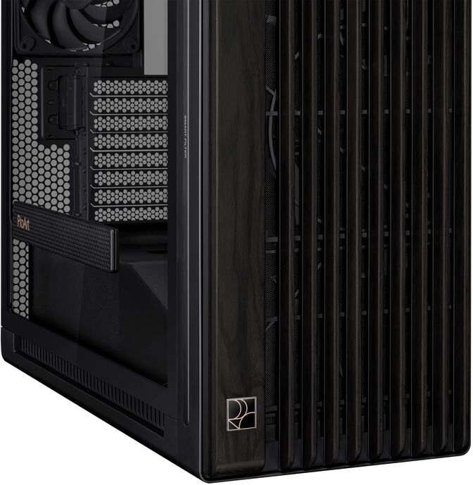 Caixa E-ATX Asus ProArt PA602 Wood Edition Preta image number 14