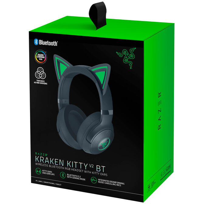 Headset Razer Kraken Kitty V2 BT Wireless/Bluetooth Preto image number 8
