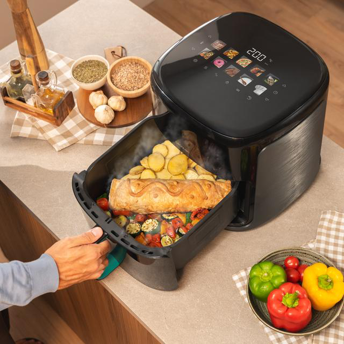 Fritadeira (Sem &Oacute;leo) Cecotec Cecofry Smokin Prime 8500 image number 6