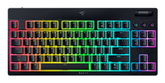 Teclado Razer BlackWidow V4 Low-Profile TKL HyperSpeed Yellow Switch (US) image number 0