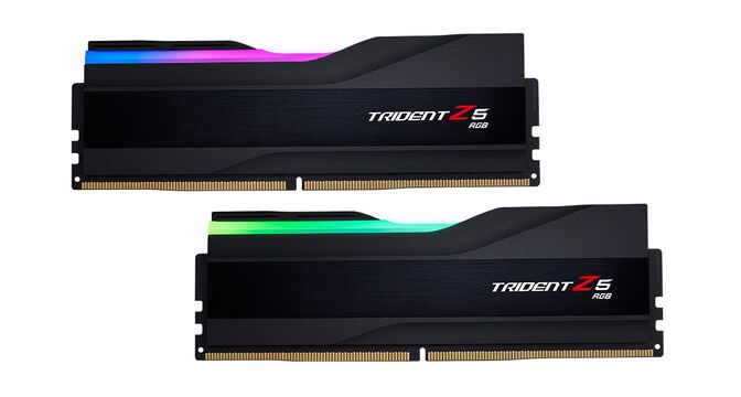 G.Skill Kit 64GB (2 x 32GB) DDR5 6000MHz Trident Z5 EXPO CL36 Black - F5-6000J3636F32GX2-TZ5RK image number 0